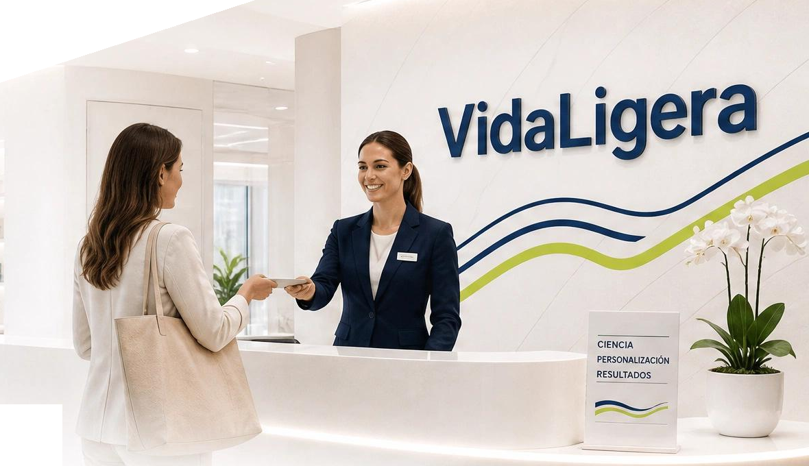 Recepción de la clínica VidaLigera